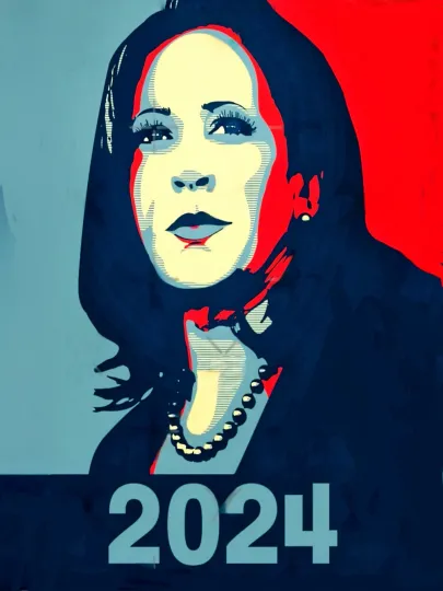 Discover Kamala Harris For President 2024 Sticker