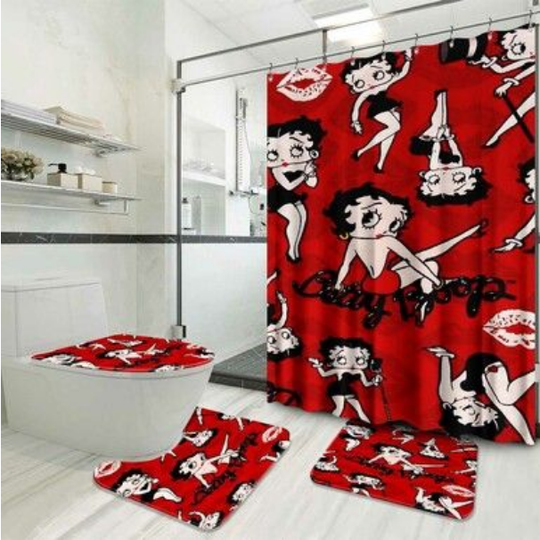 Discover Betty Boop Shower Curtain Set, Bathroom Set