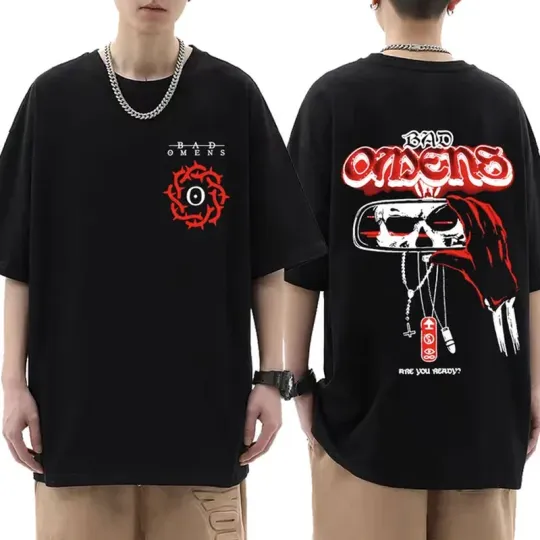 Discover Limited Bad Omen Band Tour 2023 Concert Tee Shirt