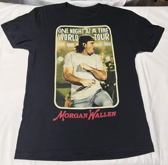 Discover Wallen Western One Night At A Time Tour 2024 T Shirt