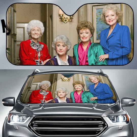 Discover The Stay Golden Car Sun Shade