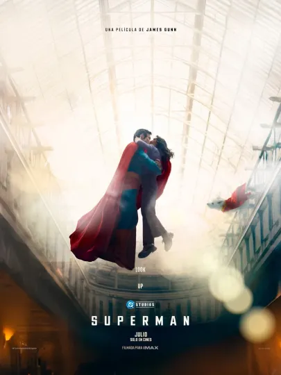 Discover SUPERMAN 2025 Movie Look Up Premium Poster 2025  Poster