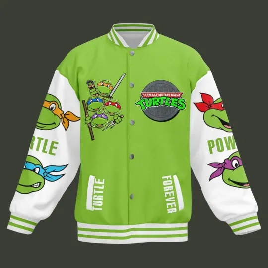 Discover Teenage Mutant Ninja Turtles Bomber Jacket, Men's Baseball Fashion Outerwear