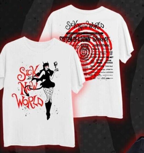 Discover Sick New World 2024 T-Shirt For Las Vegas Fan