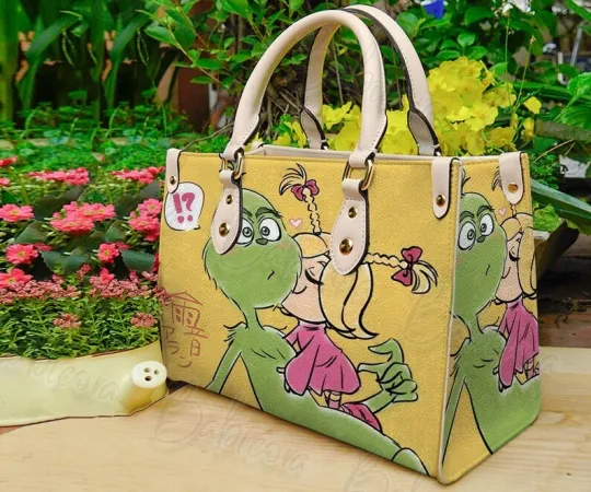 Discover funny character Christmas Handbag, Cartoon funny character Gift Shoulder Bag