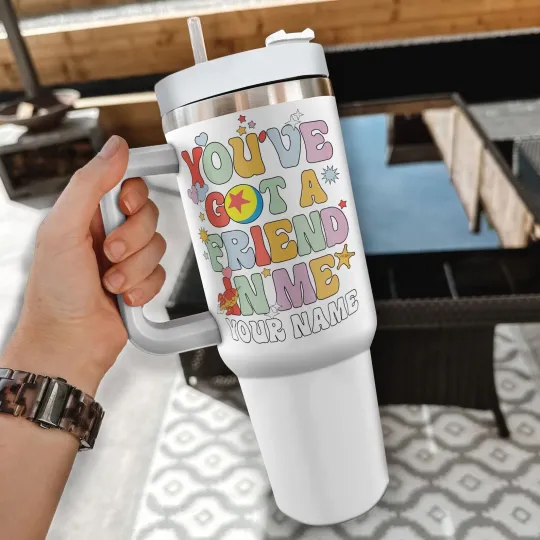 Discover Custom Disneyyy toy stories Friends Colorful Tumbler, Disneyyy Characters 40oz Tumbler