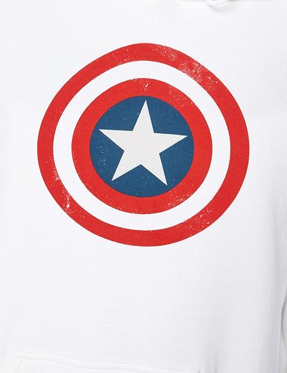 Discover Hoodie Unissexo Marvel Captain America