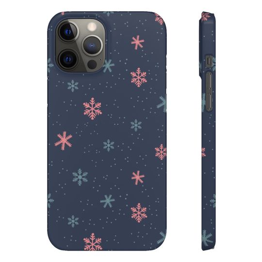 Discover Snowflakes Phone Case for Apple Iphone 6/ 6s/ 7/ 7 Plus/ 8/ 8 Plus/ X/ Xr/ 11/ 11 Pro/ 11 Pro Max/ 12 Pro/ 12 Pro Max/ 12 Mini/ 13/13 Pro/ 13 Pro Max/ 13 Mini Flocos De Neve Desenho