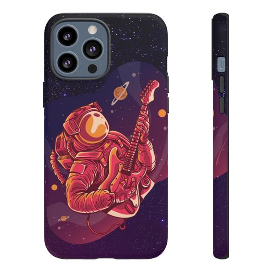 Discover Astronaught Guitar iPhone Capa De Telemóvel Iphone Astronauta Desenho
