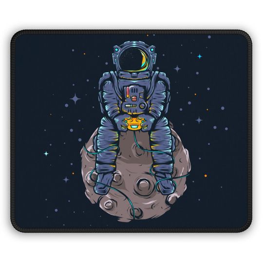 Discover Astronaut Playing Games On Controller Mouse Pad Tapete De Rato Astronauta Desenho