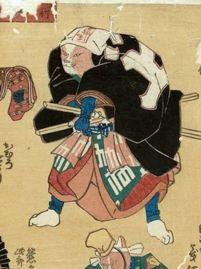 Discover Manta De Anime Japonesa Gato Samurai Anthropomorphic