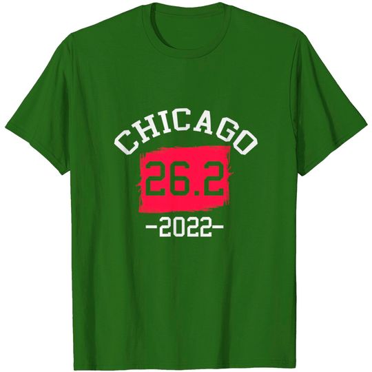 Discover Chicago 26.2 2022 Marathon Running Runners T-Shirt