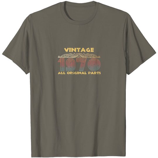 Discover 50 Years 50th Birthday 1970 Happy Birthday 50 Plus T Shirt