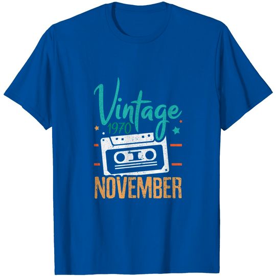 Discover 50th Birthday 50 Years 1970 Happy Birthday 50 Plus T Shirt