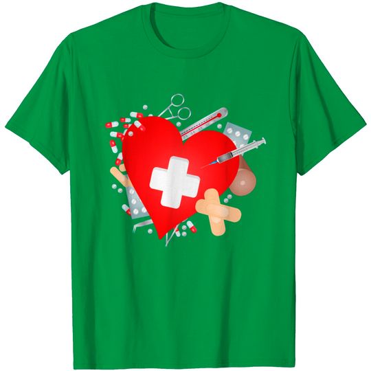 Discover First Aid Kit With A Heart T Shirt