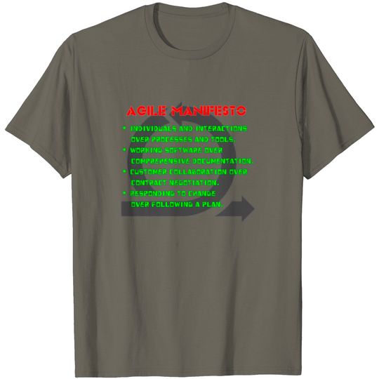 Discover Agile Manifesto T Shirt