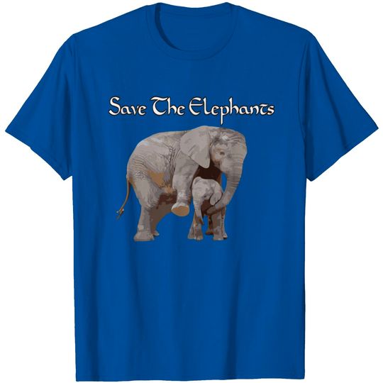 Discover Save The Elephants Animal Rights Activist T Shirt