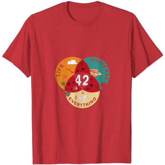 Discover 42 Answer To Life Universe And Everything Vintage T Shirt