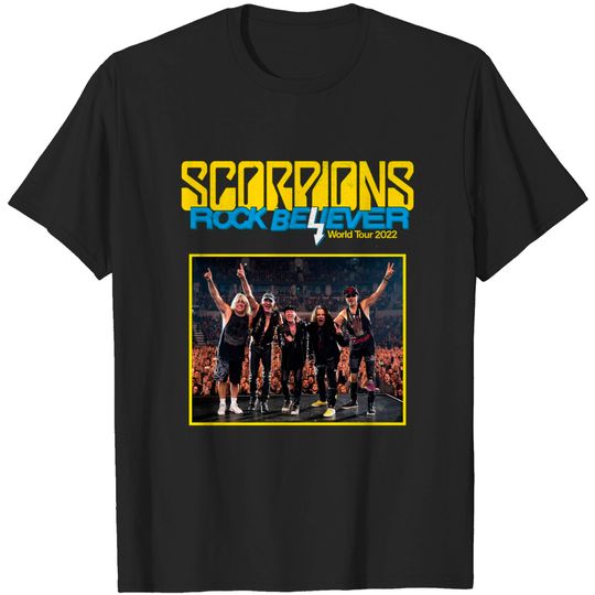 Discover Scorpions Rock Believer 2022 World Tour T-Shirts