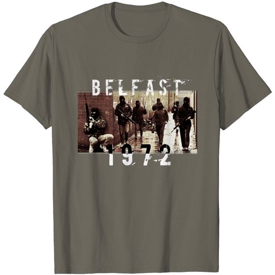 Discover Belfast 1972, North Ireland T Shirt
