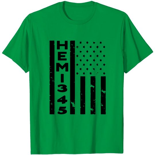 Discover HEMI 345 USA FLAG T Shirt