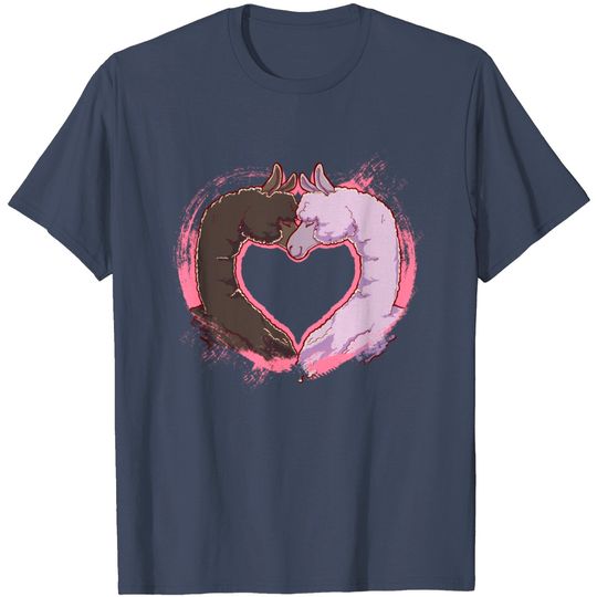 Discover Alpaca Lover Heart Love Couple Goals Happy T Shirt
