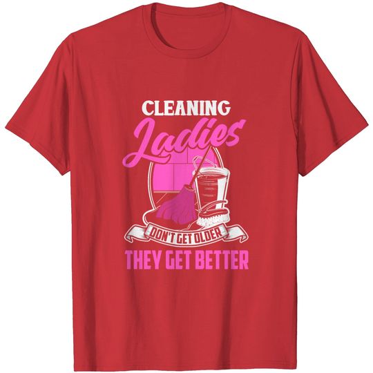 Discover Cleaning Lady Housekeeper Housekeeping Clean T Shirt