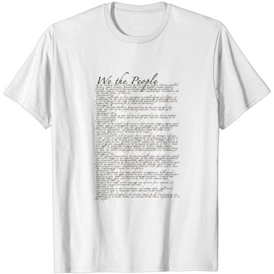 Discover United States Bill Of Rights US Constitution T Shirt