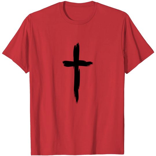 Discover Cross Christianity Religion Black T Shirt