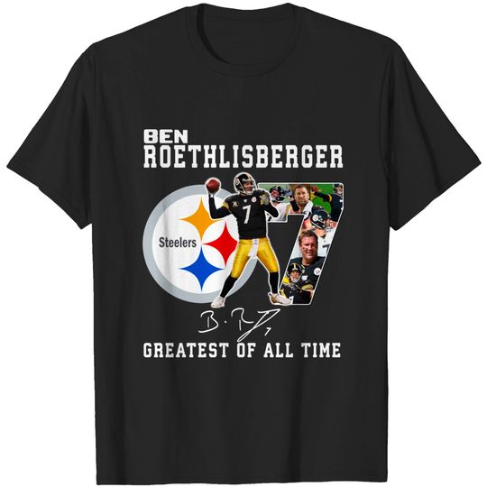 Discover Ben Roethlisberger Greatest Of All Time T-Shirt