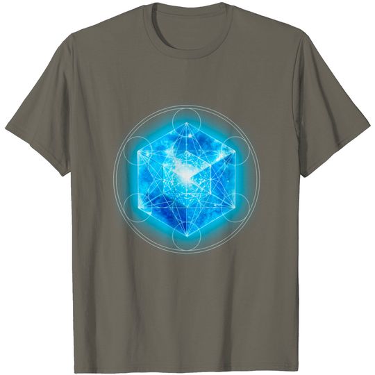 Discover Metatrons Cube With TESSERACT, Hypercube 4D, T Shirt
