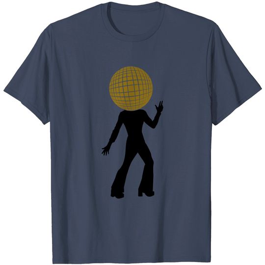 Discover Dancer With Disco Ball As The Head T Shirt