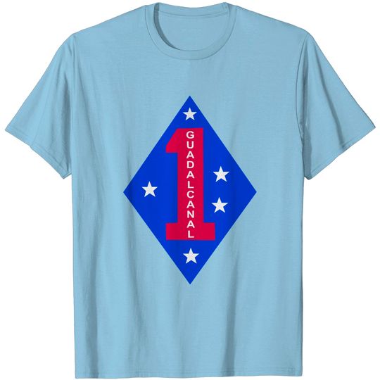 Discover 1st Marine Division T Shirt