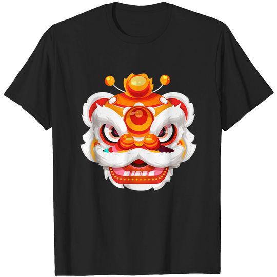 Discover Chinese Celebration Festival New Year Lion Dance Costume T-Shirt