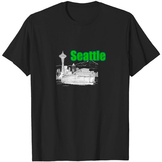 Discover Seattle Washington T Shirt