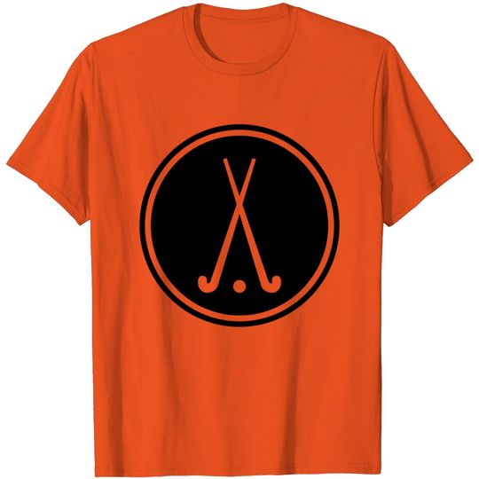 Discover Hockey Stick Field Ball Emblem T Shirt