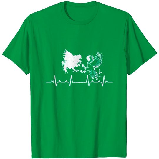 Discover Cockfighting Game Heartbeats T Shirt