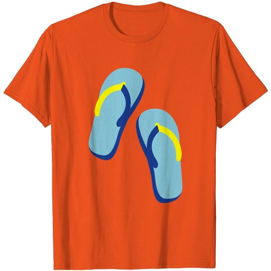 Discover Thongs Flip Flops Jandals Footwear For Summer T Shirt