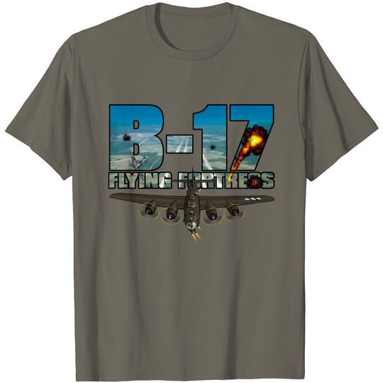 Discover B-17 Flying Fortress T Shirt