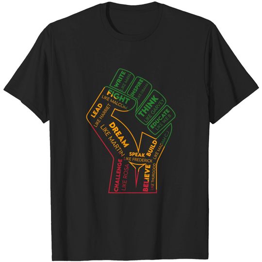 Discover African American Leaders Black History Month T Shirt