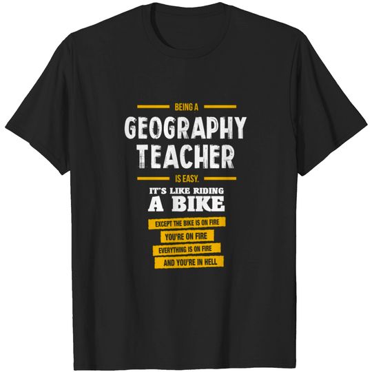 Discover Geography Teacher T Shirt