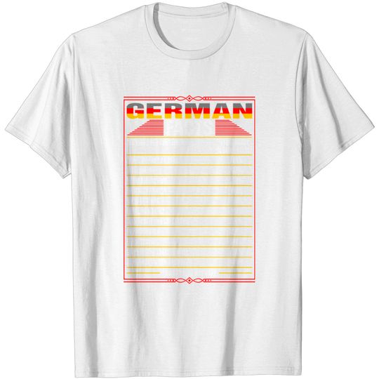 Discover German Facts Tshirt T Shirt