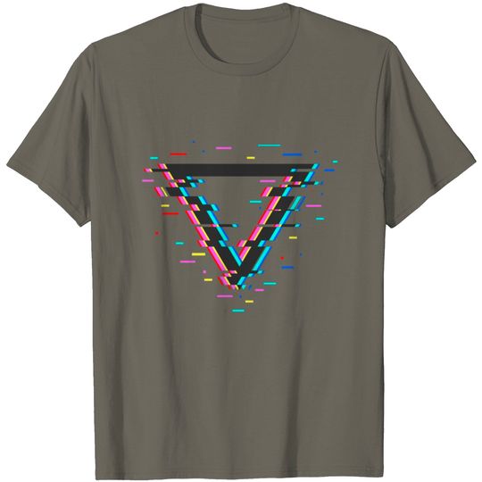 Discover Glitch Effect T Shirt