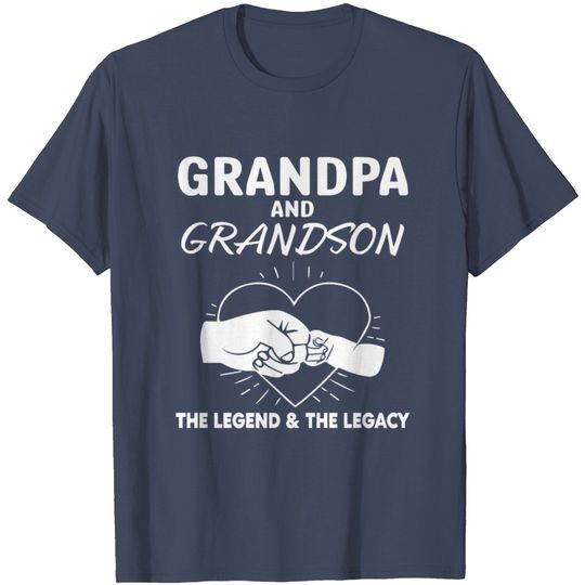 Discover GRANDPA AND GRANDSON THE LEGEND & LEGACY T-Shirt T Shirt