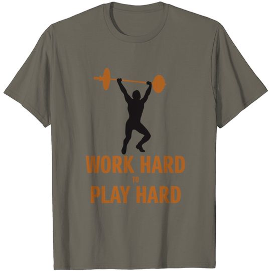 Discover Work Hard Play Hard T Shirt