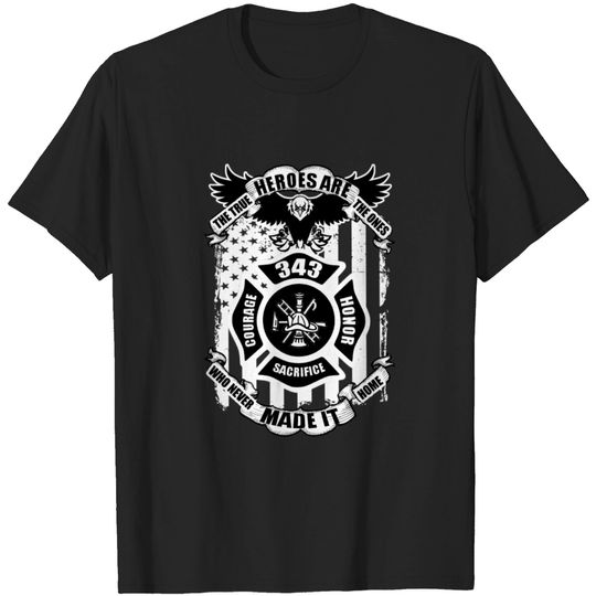 Discover Firefighter US Heroes Gift T Shirt