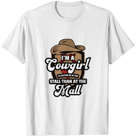 Discover She'd Rather Be In The Stall For A Horsegirl T Shirt