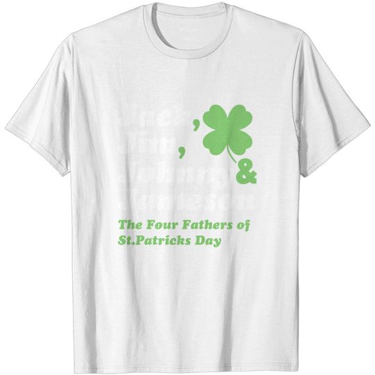 Discover Saint Patricks Day Jack Jim Johnny Jameson Fathers T Shirt