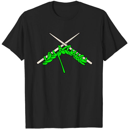 Discover Knitting With Knitting Needles T Shirt