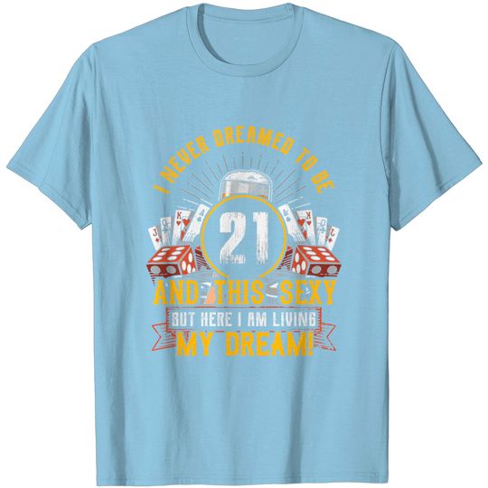 Discover Legal Drinking Age 21st Birthday 21 And Legal Gift T Shirt